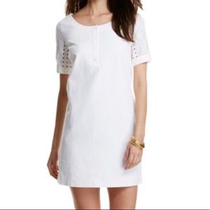 Vineyard Vines White Dress w/ Islet Details